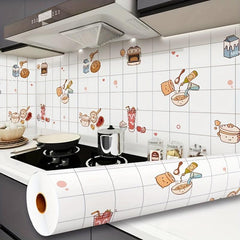 Cartoon Self-adhesive Waterproof Wallpaper - Modern Wall Sticker