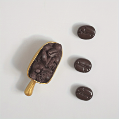 4pcs Cartoon Coffee Fridge Magnets Refrigerator Whiteboard Sticker