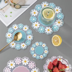 Rubber Heat Insulation Mat Kitchen Cup Bowl Table Anti-slip Mat