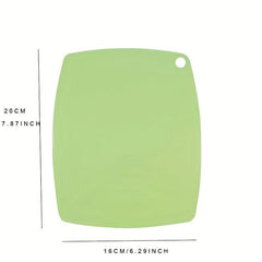 2pcs Plastic Cutting Board Butcher Block Washable Fruit Board