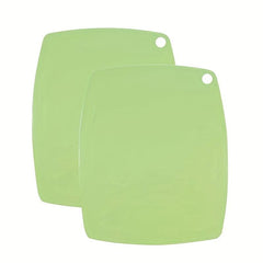 2pcs Plastic Cutting Board Butcher Block Washable Fruit Board