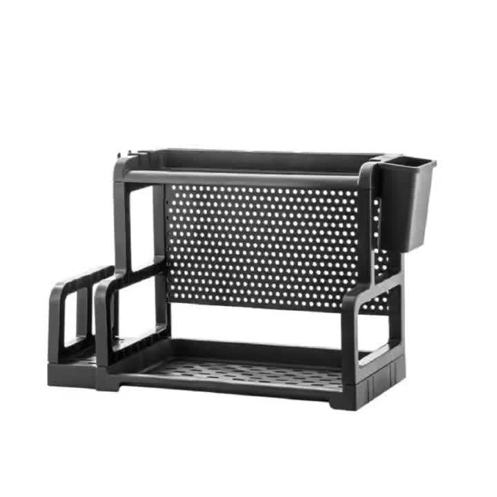 Countertop Spice Rack Organizer with Holder and Cutting Board