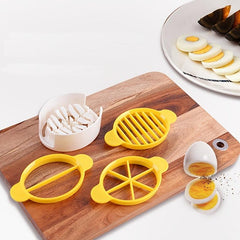 3-in-1 Egg Cutter Kitchen Gadget for Creative Dishes