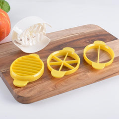 3-in-1 Egg Cutter Kitchen Gadget for Creative Dishes