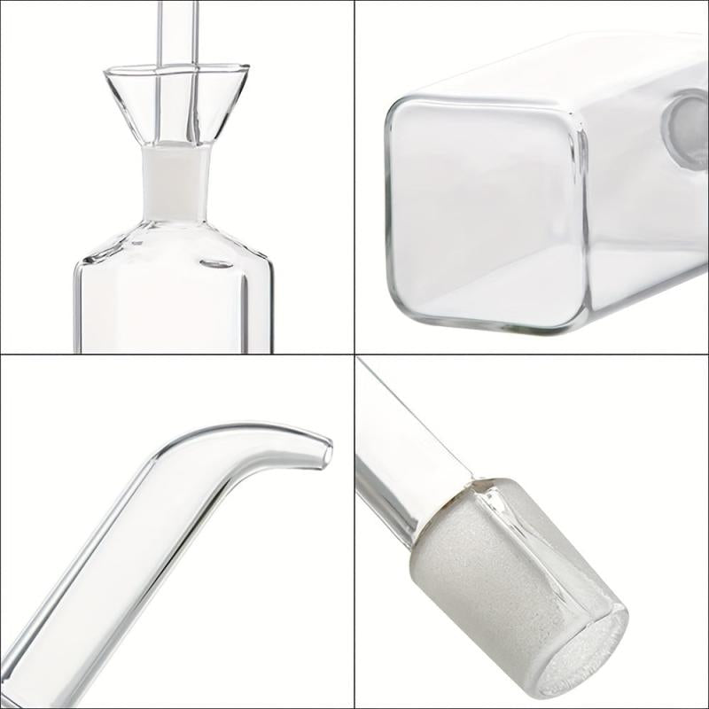 Glass Olive Dispenser No Funnel Needed Easy To Refill Bottle With Pourer