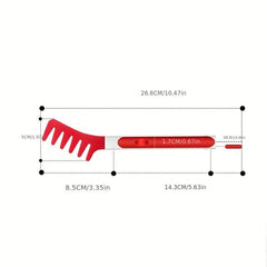 Stainless Steel & Silicone Food Tongs - Multifunctional Anti-Scalding BBQ Clip