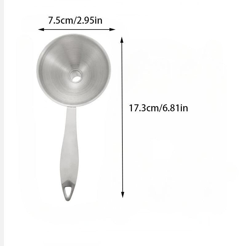 3pcs Stainless Steel Kitchen Mini Funnels Set