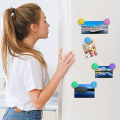 20pcs Round Refrigerator Magnets Whiteboard Sticker Decorative Office Kitchen