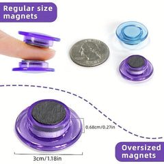 20pcs Round Refrigerator Magnets Whiteboard Sticker Decorative Office Kitchen