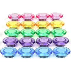 20pcs Round Refrigerator Magnets Whiteboard Sticker Decorative Office Kitchen