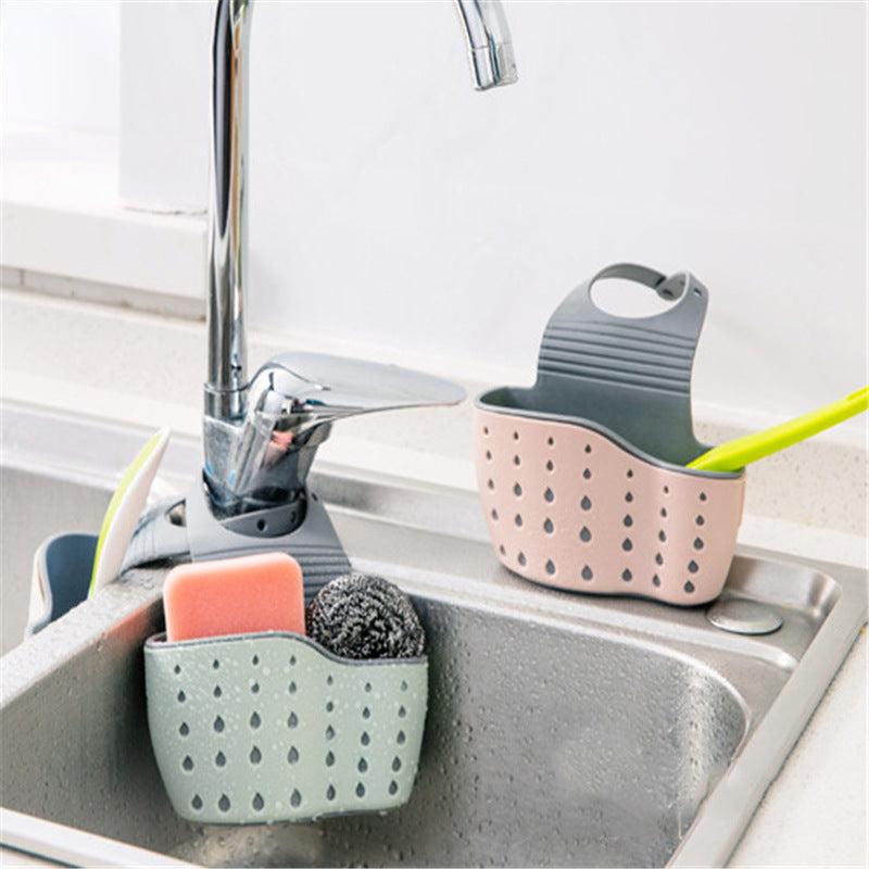 Sink Sponge Storage Double Layer Faucet Rack Holder