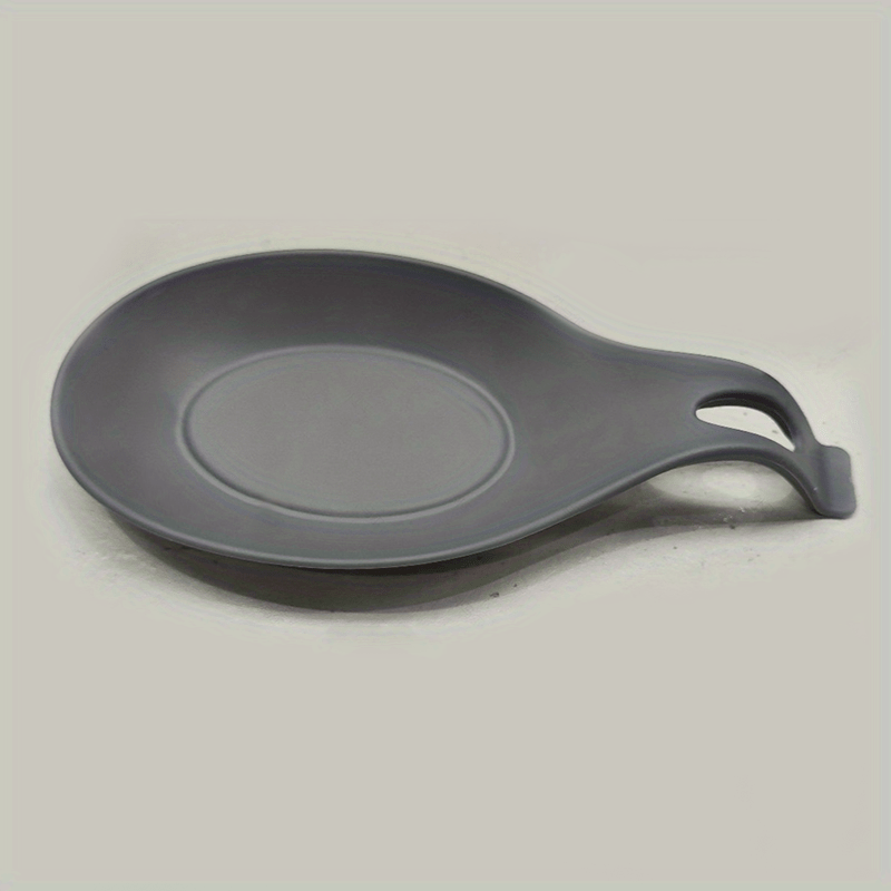 Flexible Silicone Spoon Rest for Kitchen Utensils Non-Slip Countertop Holder