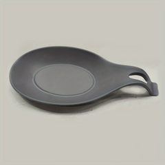 Flexible Silicone Spoon Rest for Kitchen Utensils Non-Slip Countertop Holder