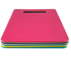 4pcs Flexible Plastic Cutting Mat Set Kitchen Double sided Cutting Board