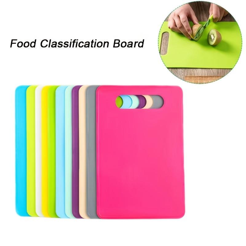 4pcs Flexible Plastic Cutting Mat Set Kitchen Double sided Cutting Board