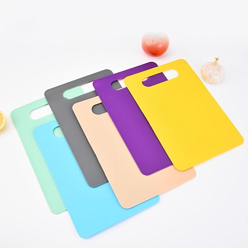 4pcs Flexible Plastic Cutting Mat Set Kitchen Double sided Cutting Board