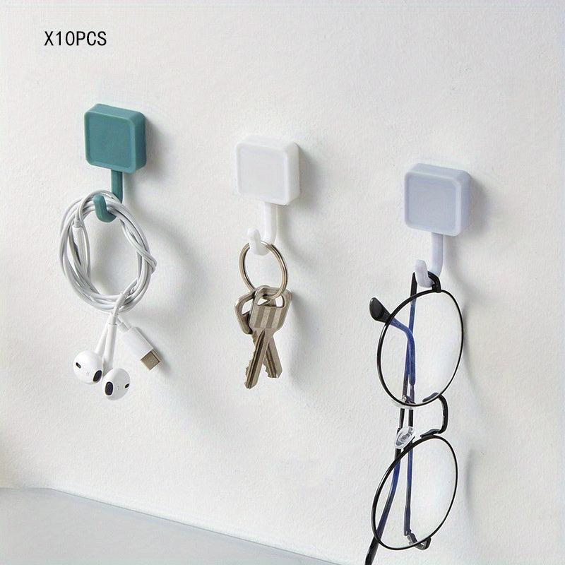 Creative Adhesive Hooks for Bathroom Kitchen and More - Set of 20