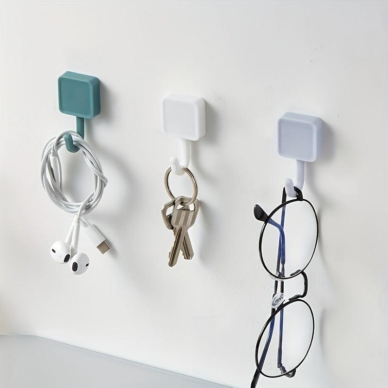 Creative Adhesive Hooks for Bathroom Kitchen and More - Set of 20
