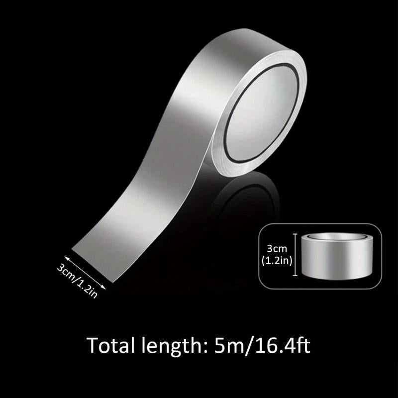 10M Kitchen Aluminum Foil Tape High Temp Resistant Seam Sticker