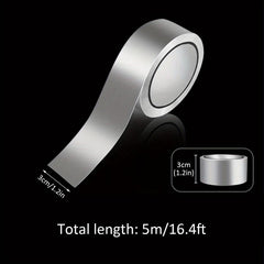 10M Kitchen Aluminum Foil Tape High Temp Resistant Seam Sticker