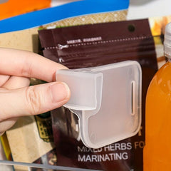 12pcs Fridge Shelf Dividers Clip Adjustable Pantry Separators Storage Box
