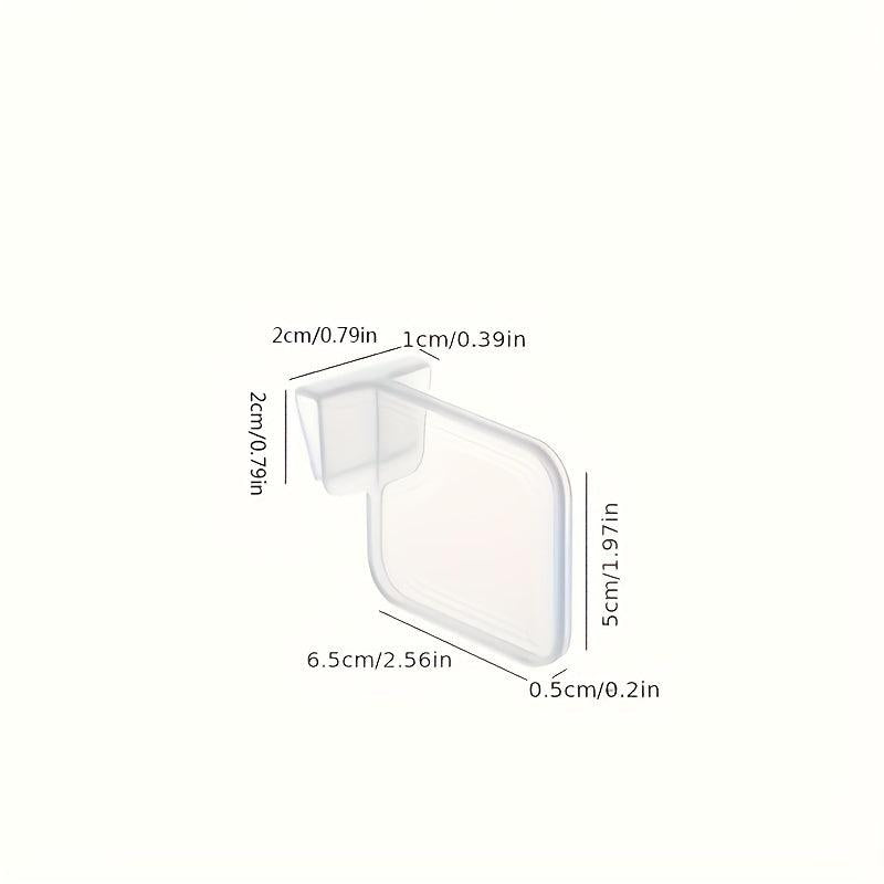 12pcs Fridge Shelf Dividers Clip Adjustable Pantry Separators Storage Box