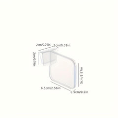 12pcs Fridge Shelf Dividers Clip Adjustable Pantry Separators Storage Box