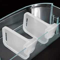 12pcs Fridge Shelf Dividers Clip Adjustable Pantry Separators Storage Box