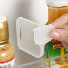 12pcs Fridge Shelf Dividers Clip Adjustable Pantry Separators Storage Box