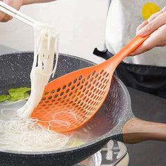 2pcs Colander Spoon Strainer Plastic Large Noodle Spoon Kitchen Pasta Skim