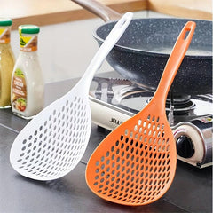 2pcs Colander Spoon Strainer Plastic Large Noodle Spoon Kitchen Pasta Skim