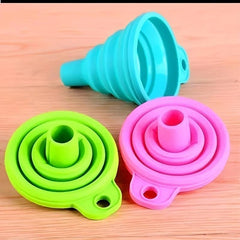 2pcs Collapsible Funnel for Water Liquid Kitchen Gadgets