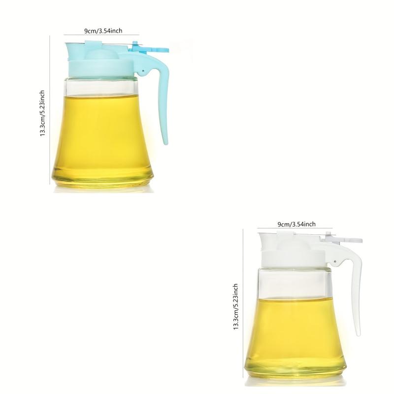 Glass Pot Pouring Pot With Handle Olive Bottle Heat Resistant Dispenser