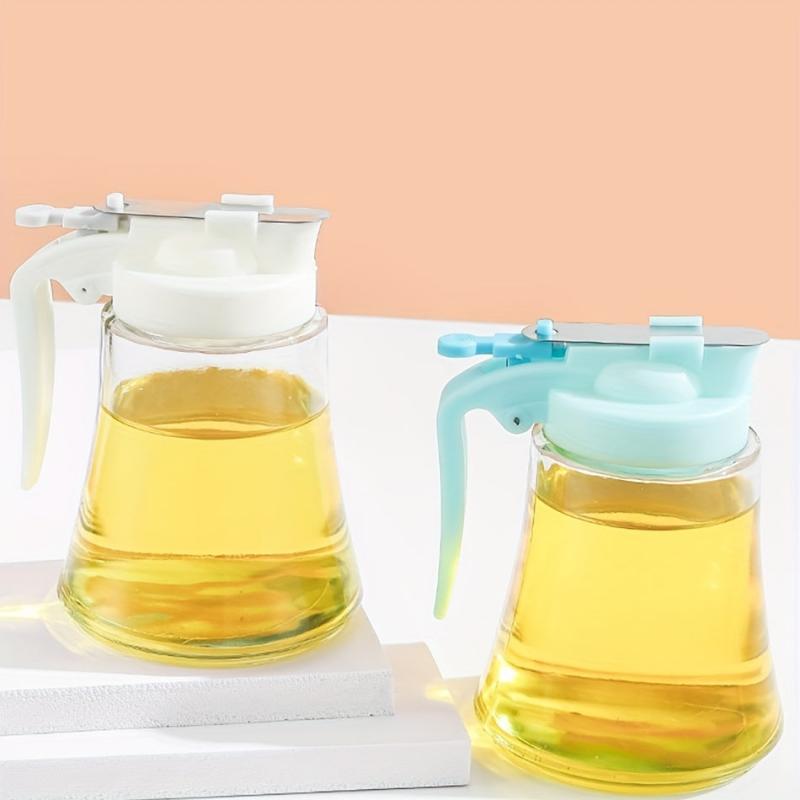 Glass Pot Pouring Pot With Handle Olive Bottle Heat Resistant Dispenser