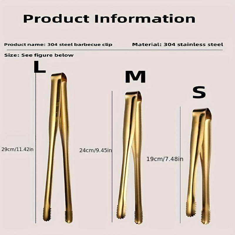Stainless Steel Food Tongs Anti-Scalding BBQ Clip