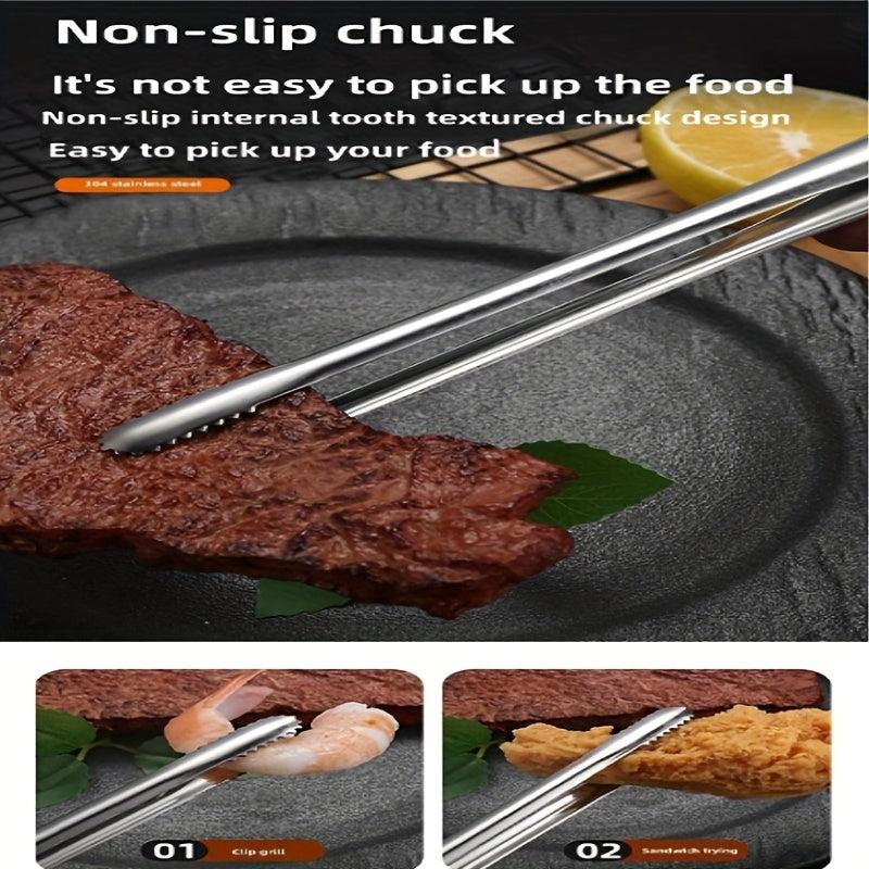 Stainless Steel Food Tongs Anti-Scalding BBQ Clip