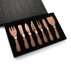 7pcs Stainless Steel Cheese Set for Cake Forks Mini Kitchen Baking Supplies