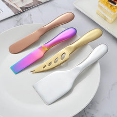 7pcs Stainless Steel Cheese Set for Cake Forks Mini Kitchen Baking Supplies