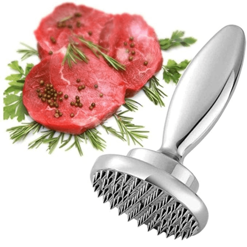 Stainless Steel Meat Tenderizer Mallet Hammer for Steak Chicken Pork