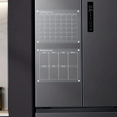 Acrylic Magnetic Calendar For Refrigerator with 8 Markers