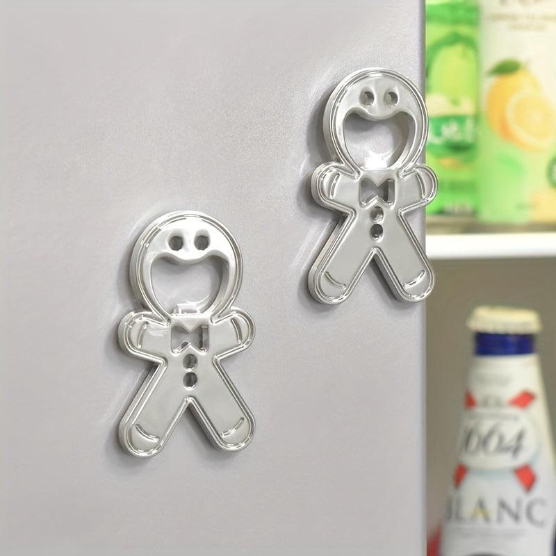 Cute Doll Shaped Bottle Opener - Stainless Steel Wine Corkscrew