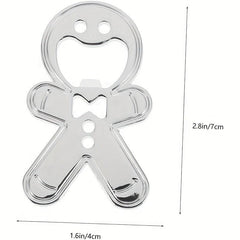 Cute Doll Shaped Bottle Opener - Stainless Steel Wine Corkscrew