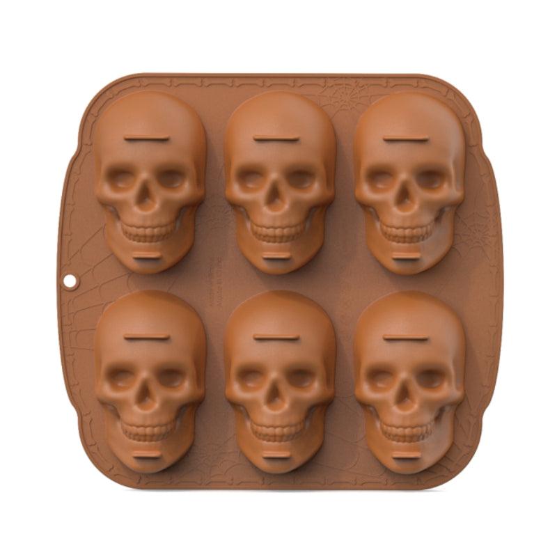 Skull Ice Cube Tray Halloween Mold Chocolate Mold Whiskey Ice Cube Tray