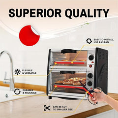 2pcs Heat Resistant Silicone Oven Rack Shields