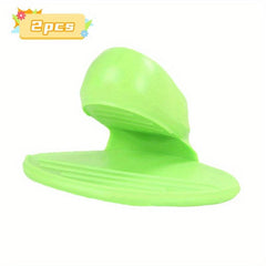 4pcs Heat Resistant Finger Covers BBQ Fireproof Non Slip Silicone Safe Cooking