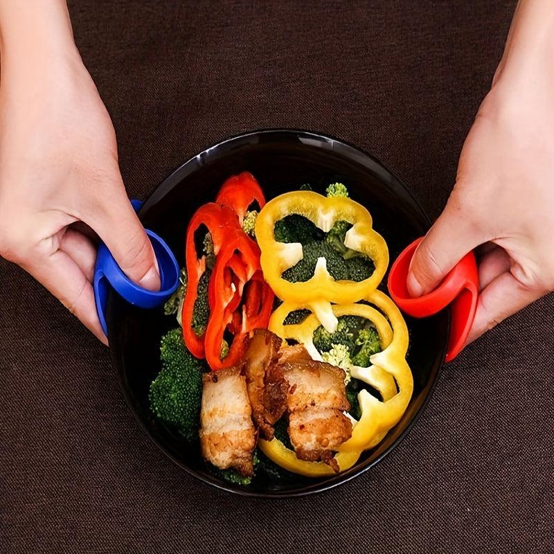 4pcs Heat Resistant Finger Covers BBQ Fireproof Non Slip Silicone Safe Cooking