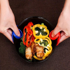 4pcs Heat Resistant Finger Covers BBQ Fireproof Non Slip Silicone Safe Cooking