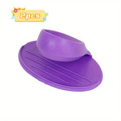 4pcs Heat Resistant Finger Covers BBQ Fireproof Non Slip Silicone Safe Cooking