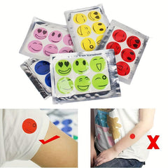 Happy Face Anti-Mosquito Patch - 60pcs