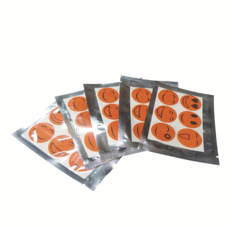 Happy Face Anti-Mosquito Patch - 60pcs